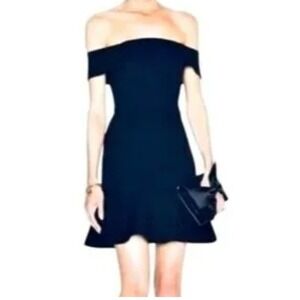 N/Nicholas‎ Ponti Off The Shoulder Mini Dress in Navy sz 6
